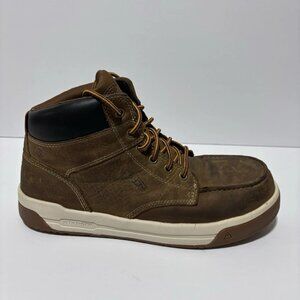 Keen Utility Men’s Gibson Mid Carbon Toe Brown Boots, Size 10D